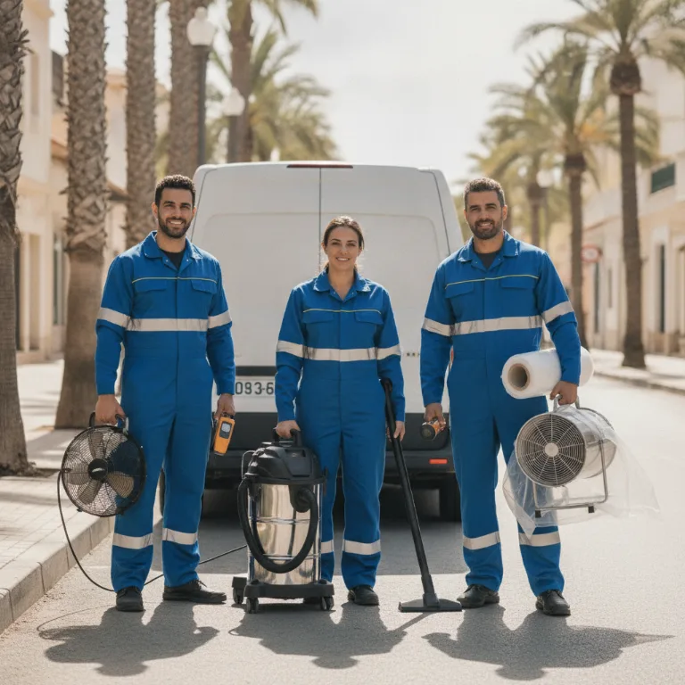 Restauración de Daños Por Agua equipo en Santomera